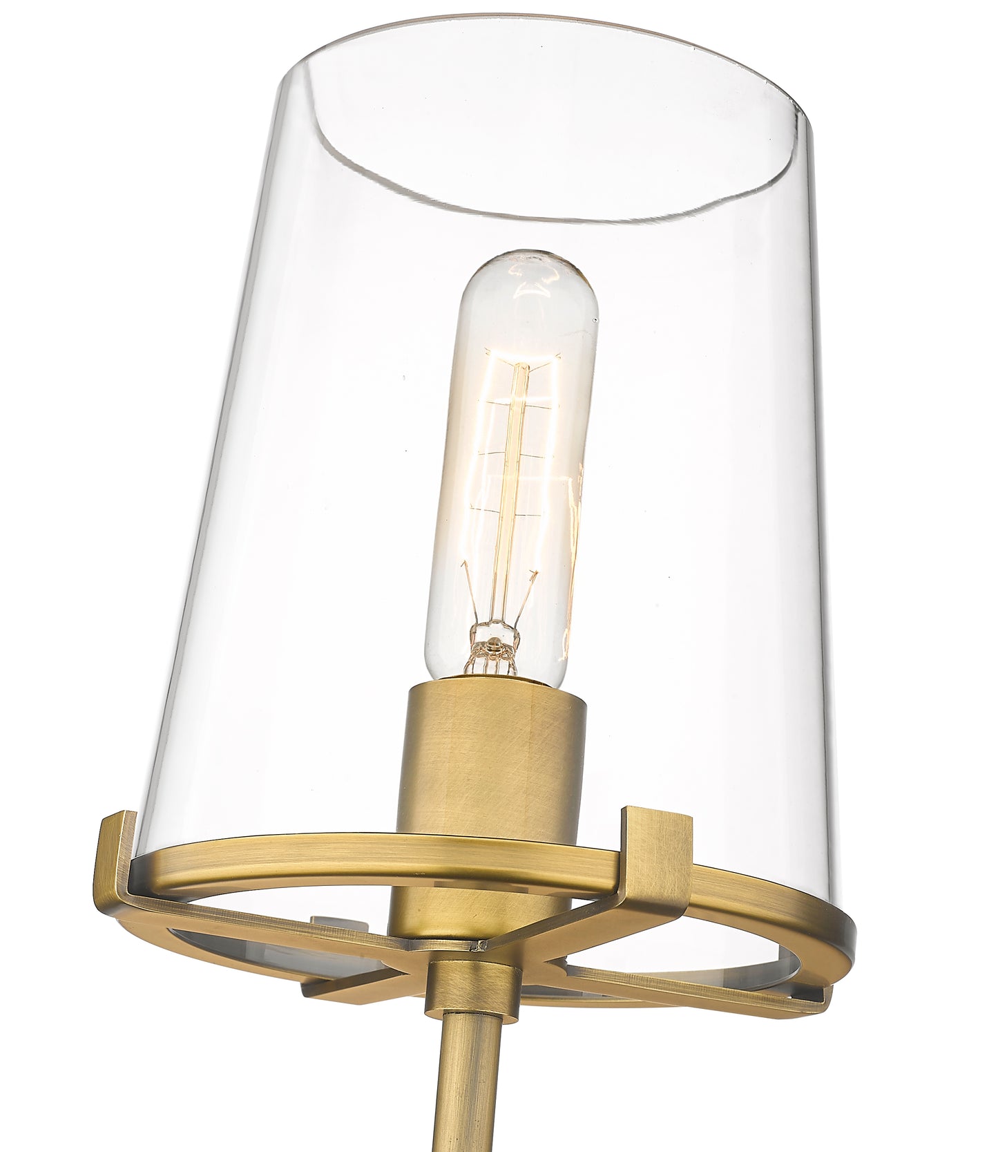 3032-1S-RB - Callista 1 Light Wall 26" Sconce - Rubbed Brass