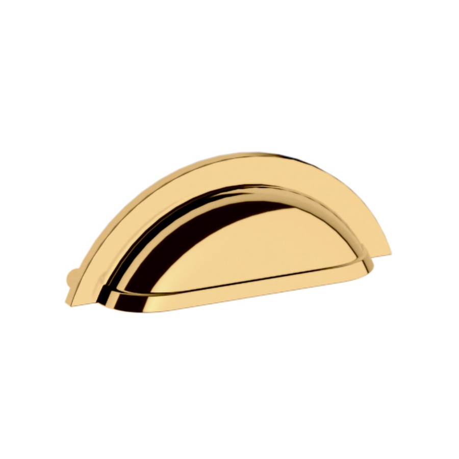 4424003 - 4" Centers - Cup Pull - Polished Brass
