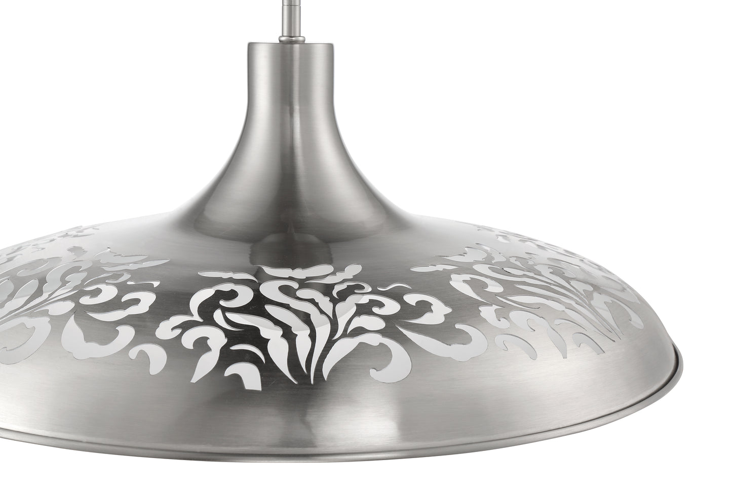 P965BNK1 - 1 Light 21" Wide Pendant - Brushed Nickel