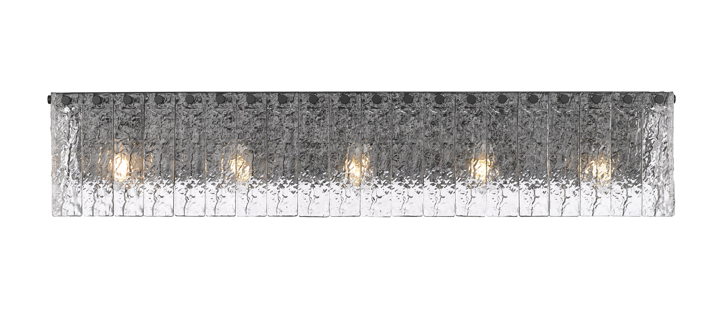 1943-5V-MB - Glacier 5 Light 37" Vanity - Matte Black
