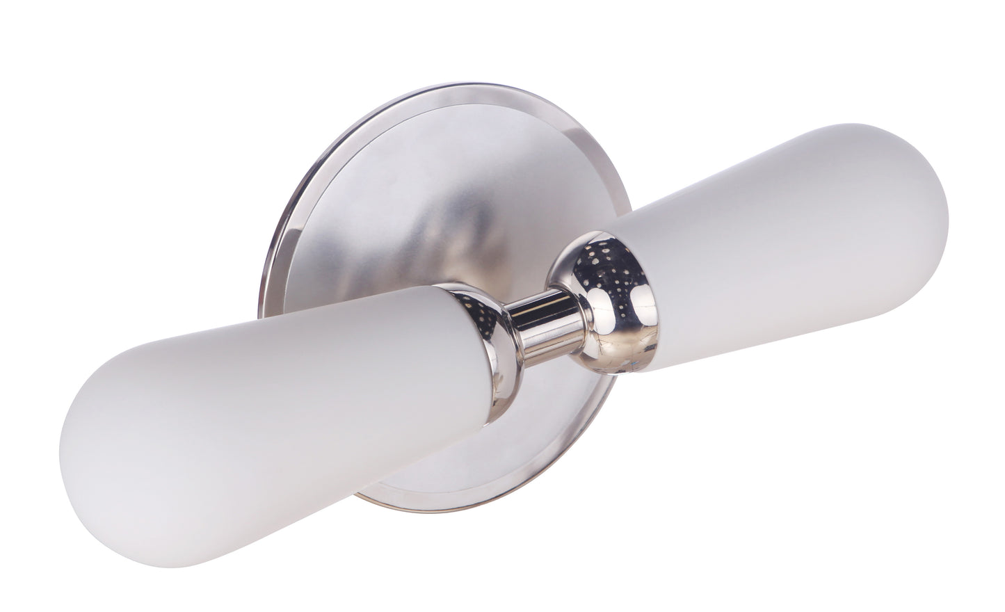 13116BNKPLN2 - Riggs 2 Light 16" Wide Vanity Light - Brushed Polished Nickel / Polished Nickel