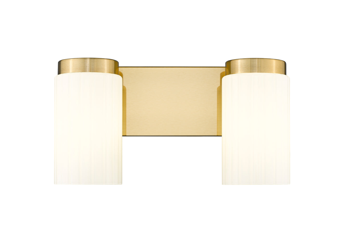 746-2V-LG - Burk 2 Light 14" Vanity - Luxe Gold