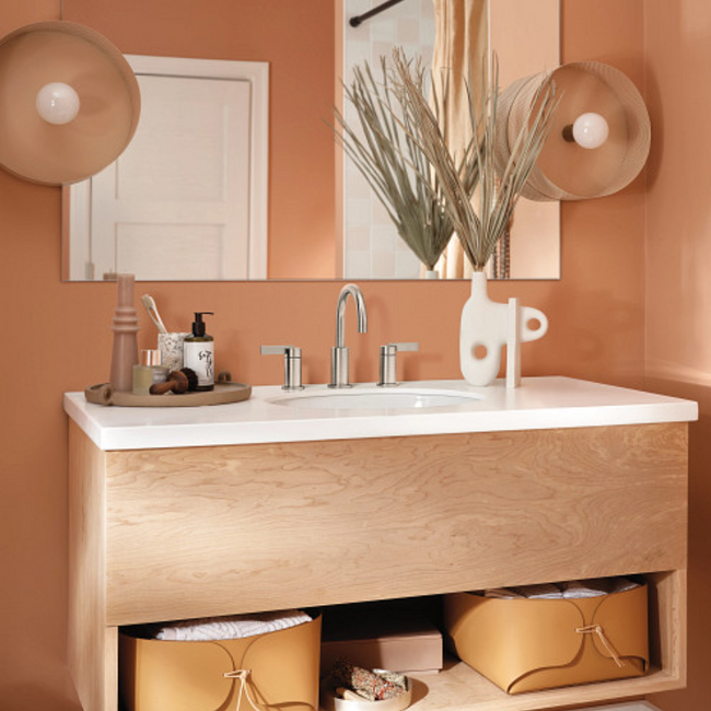 T6222BN - Cia Two-Handle Bathroom Faucet - Brushed Nickel