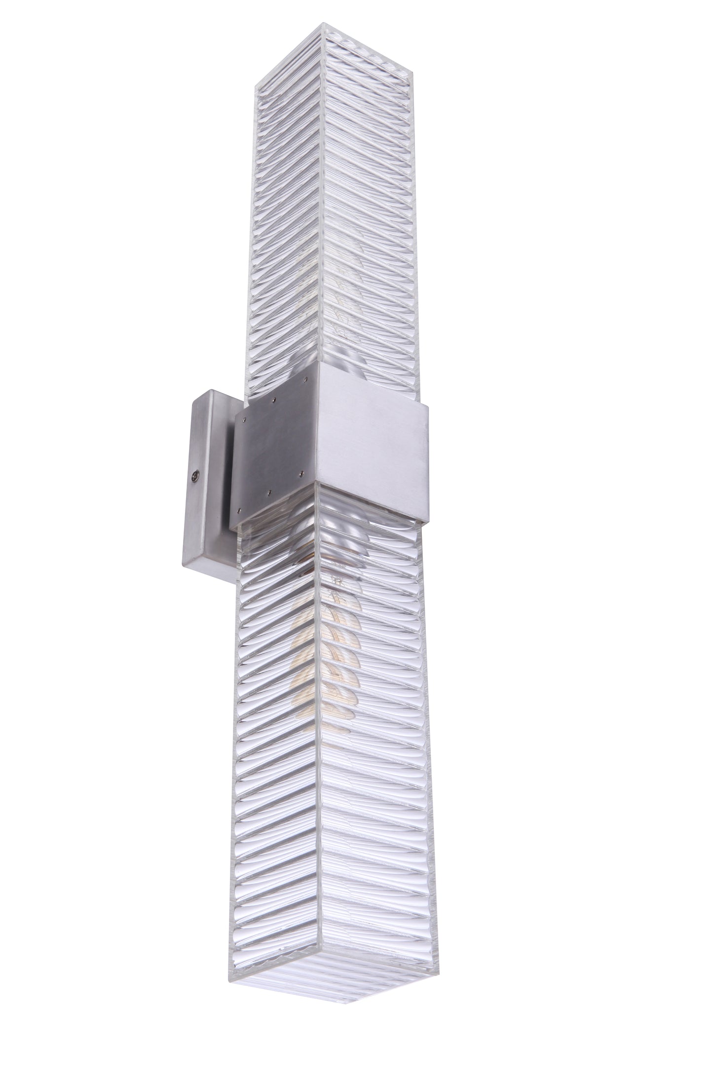 ZA4510-SA - Ridge 2 Light 24" High Outdoor Wall Lantern - Satin Aluminum