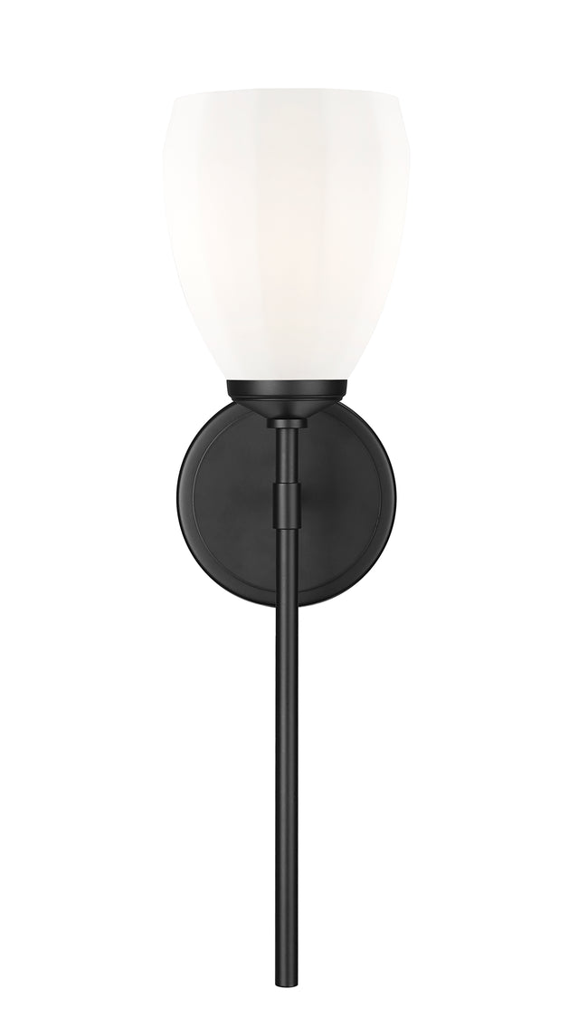 7004-1S-MB - Oren 1 Light Wall 19" Sconce - Matte Black