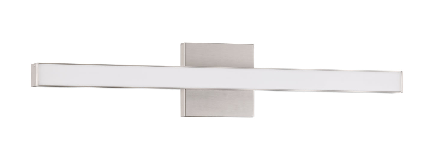 10124BNK-LED - Trim 1 Light 24" Wide LED Vanity Light - Brushed Nickel