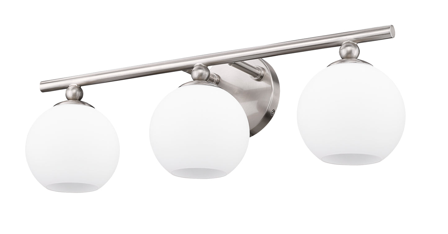 1100-3V-BN - Neoma 3 Light 22" Vanity - Brushed Nickel