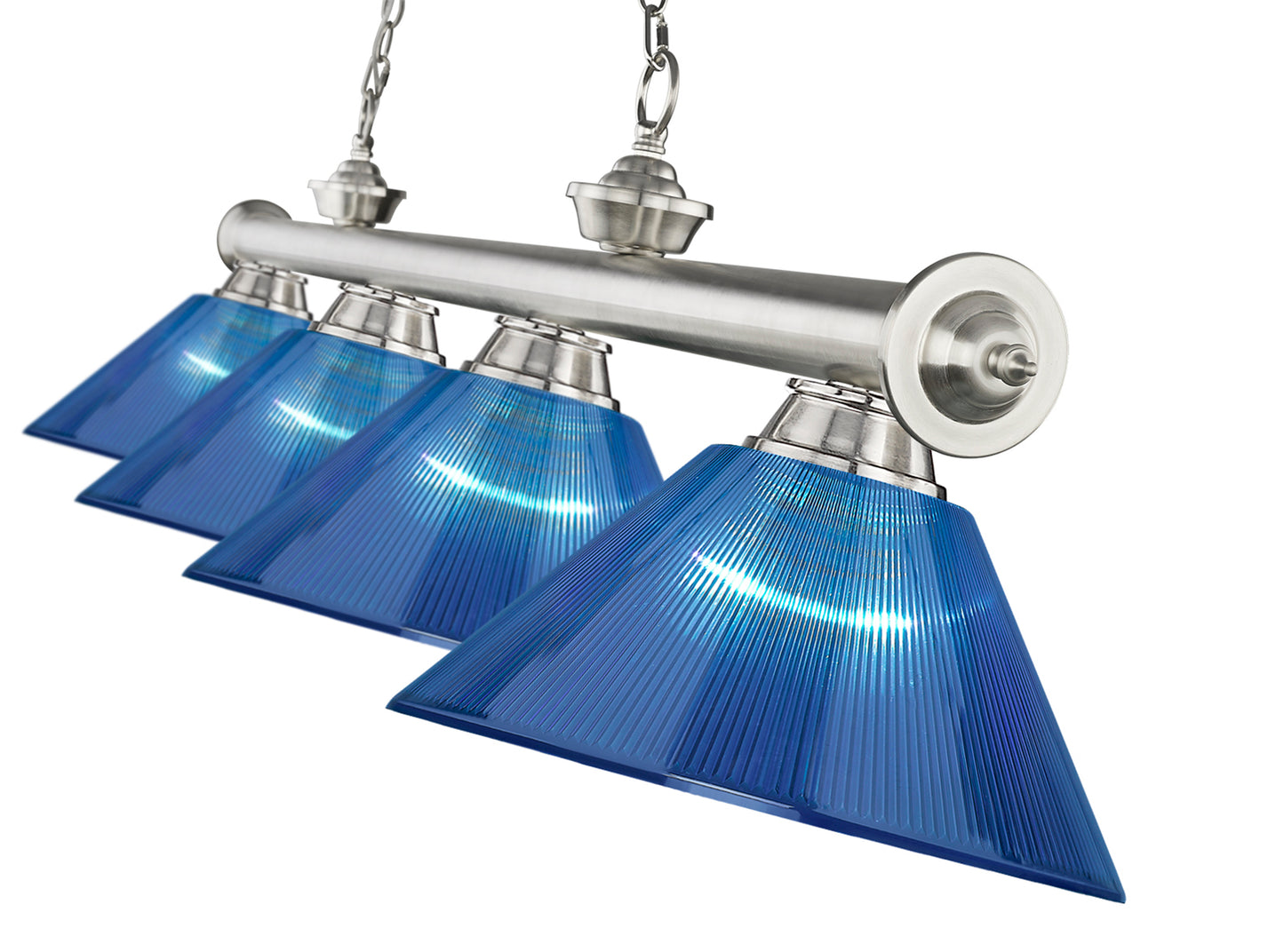 2306-4BN-ARDB - Cordon 4 Light 81" Billiard - Brushed Nickel