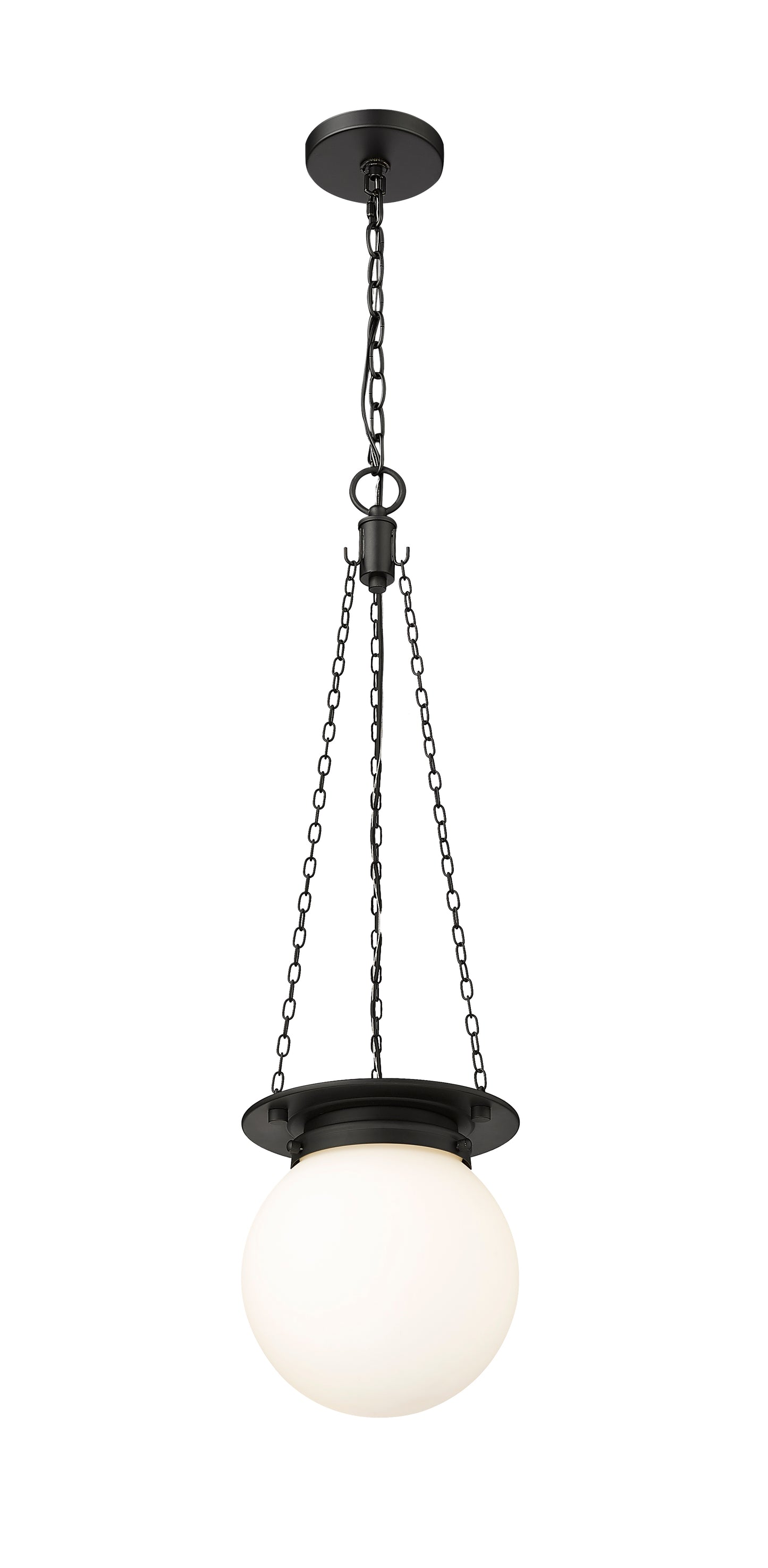 7505P9-MB - Calhoun 1 Light 9" Pendant - Matte black