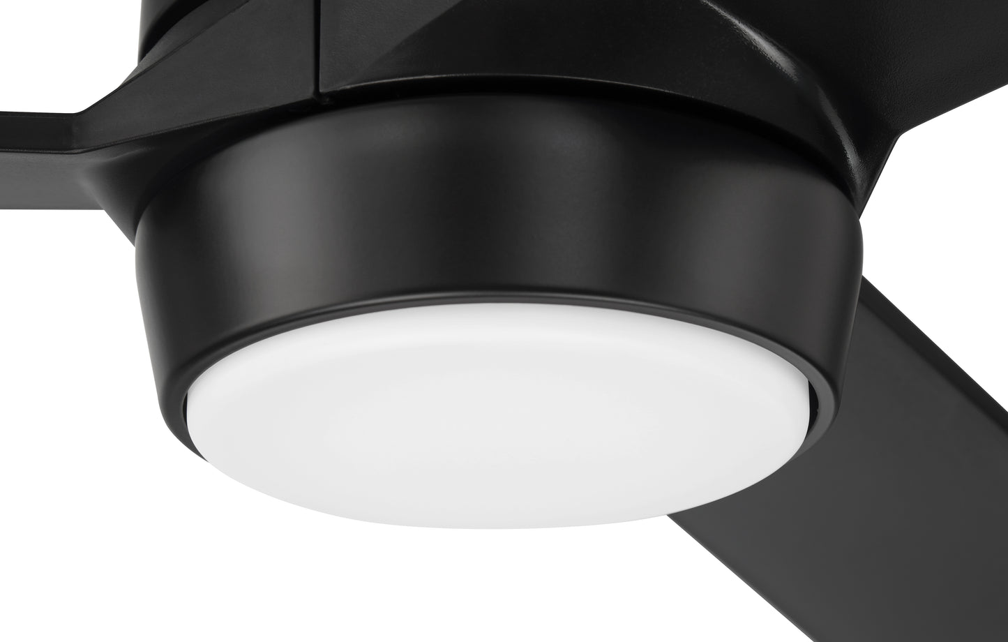 STL60FB3-NWF - Sterling 60" 3 Blade Indoor Outdoor Ceiling Fan with Light Kit - Flat Black