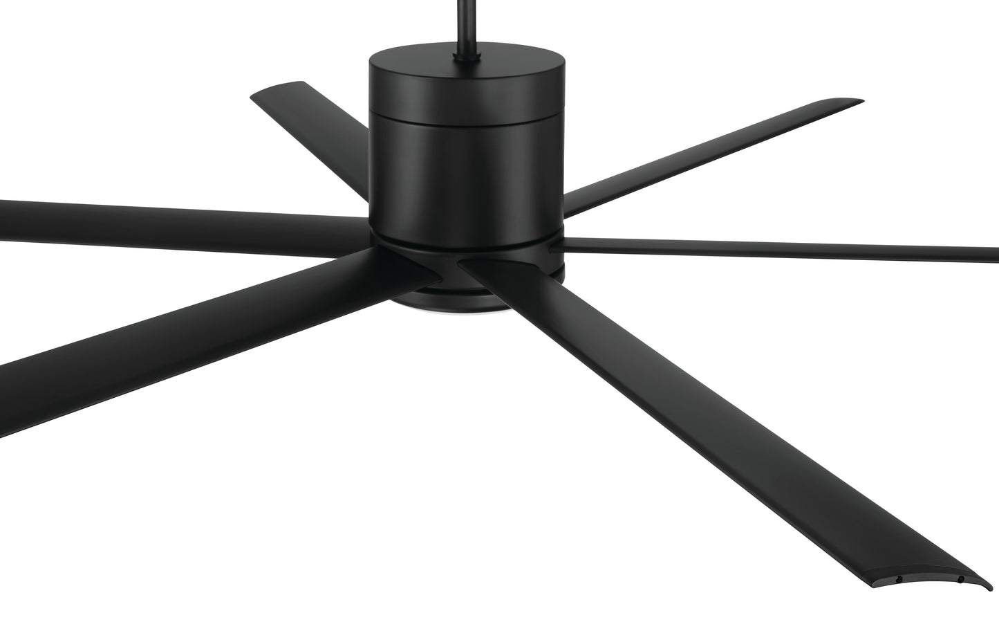 TTE65FB6 - Tate 65" 6 Blade Indoor Outdoor Ceiling Fan with Light Kit - Flat Black