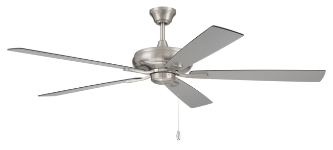 ECF60BNK5-BNGW - Eos 60" 5-blade ceiling fan with no light kit 60" 5 Blade Ceiling Fan with Light Kit - Brushed Nickel