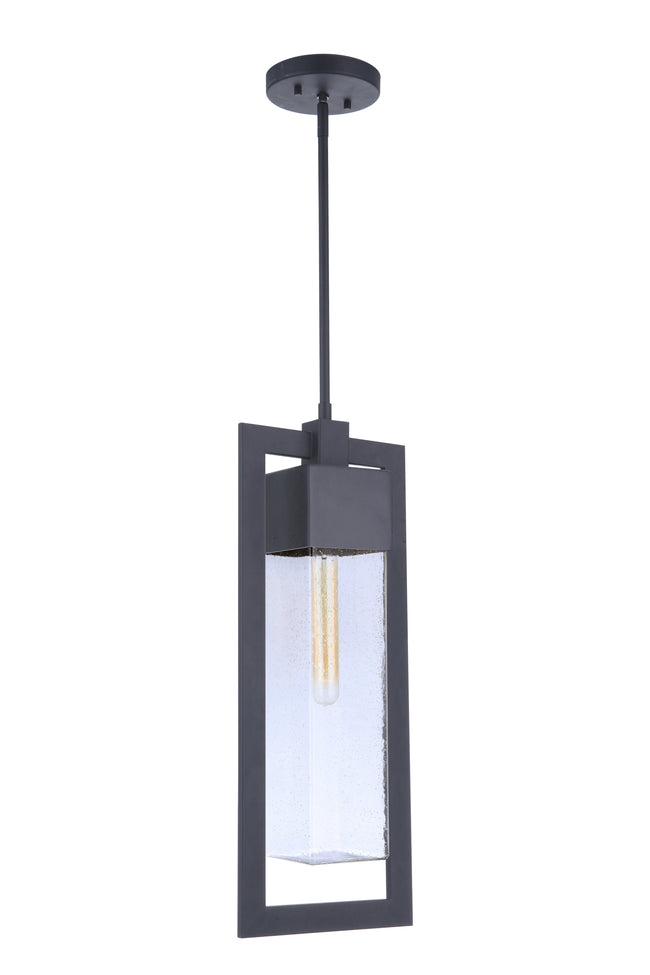 ZA4021-MN - Perimeter 1 Light 8.38" Wide Outdoor Pendant - Midnight
