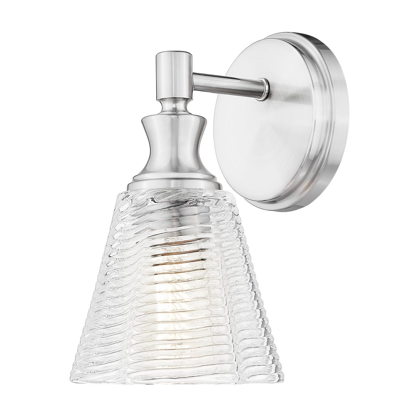 7704-1S-BN - Auden 1 Light Wall 10" Sconce - Brushed Nickel