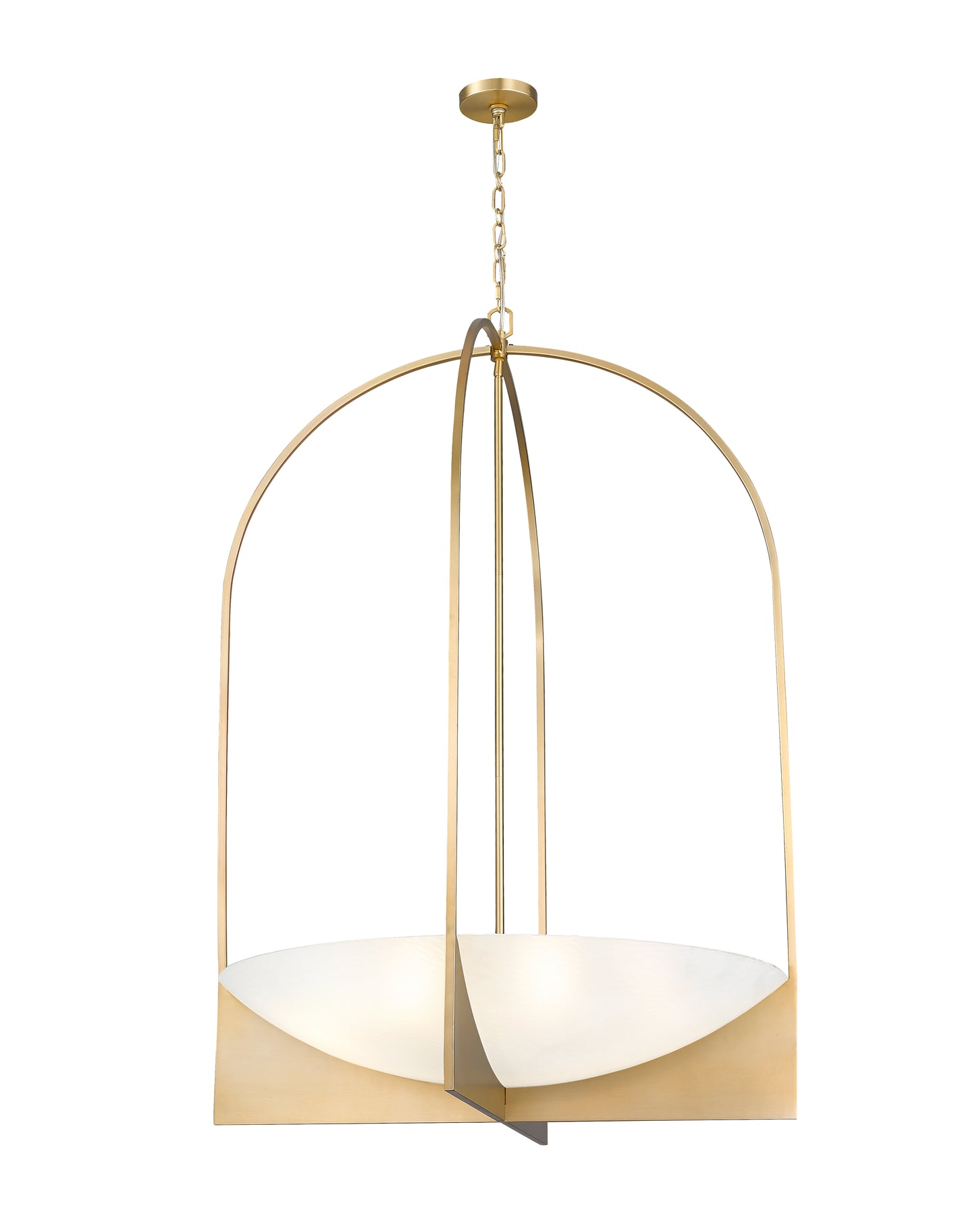 1947-48MGLD - Devon 8 Light 32" Chandelier - Modern Gold