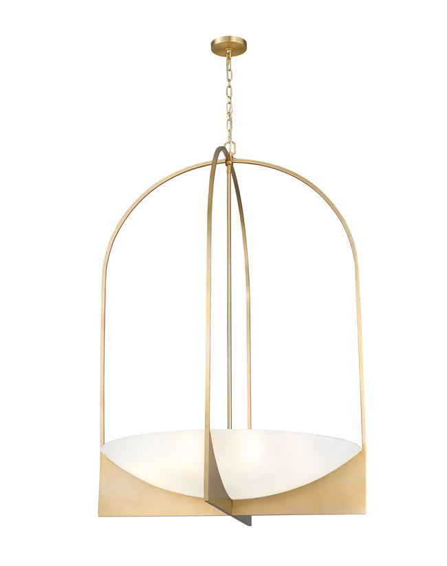 1947-48MGLD - Devon 8 Light 32" Chandelier - Modern Gold