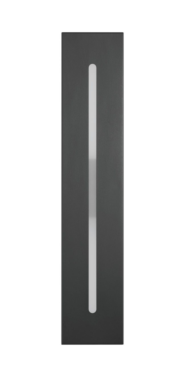 ZA8400-TB-LED - Profiled 1 Light 24" High Outdoor Wall Lantern - Textured Black