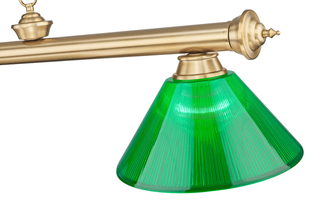 2306-4HBR-ARG - Cordon 4 Light 81" Billiard - Heritage Brass
