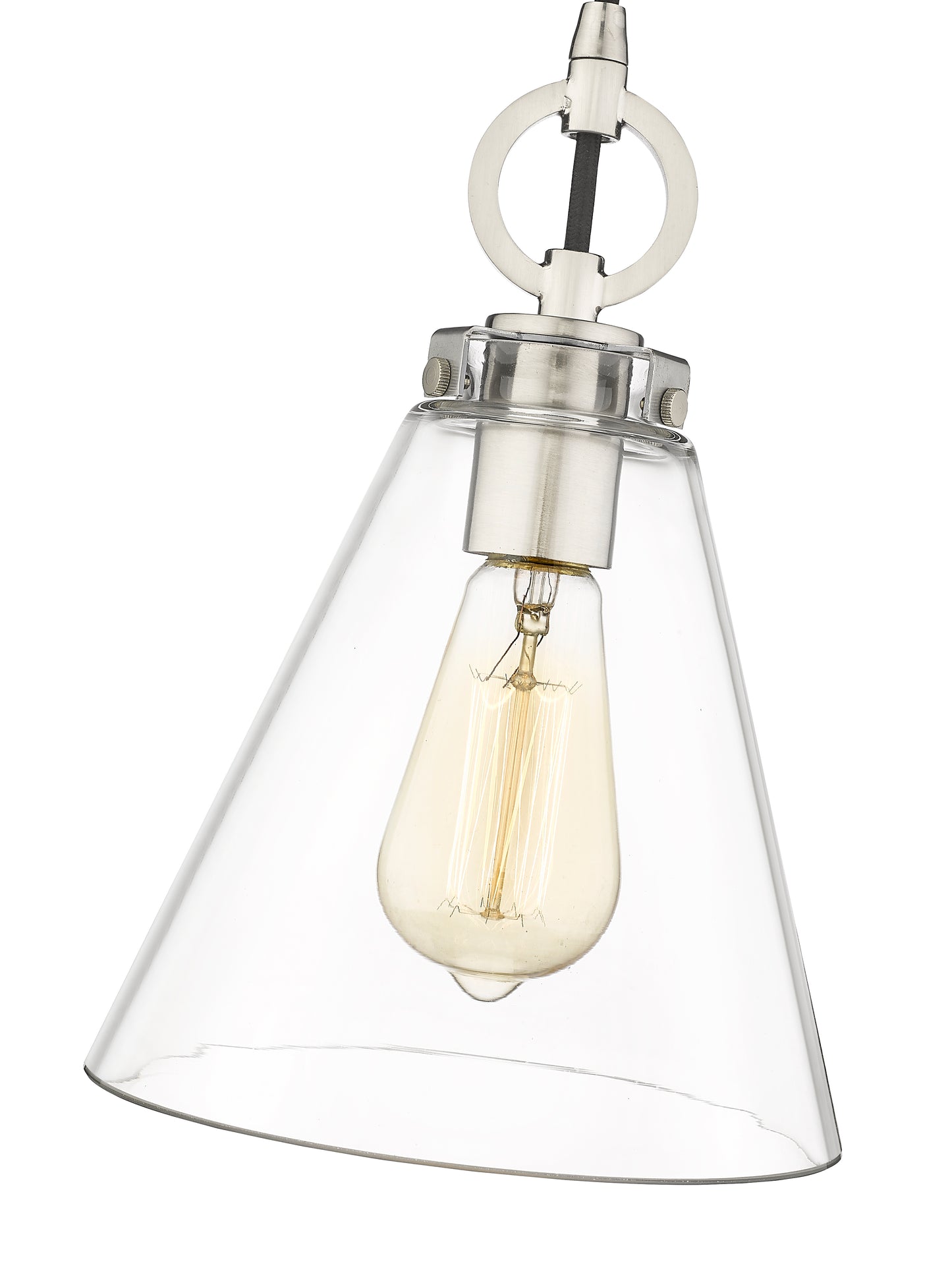 3034P8-BN - Harper 1 Light 8" Pendant - Brushed Nickel