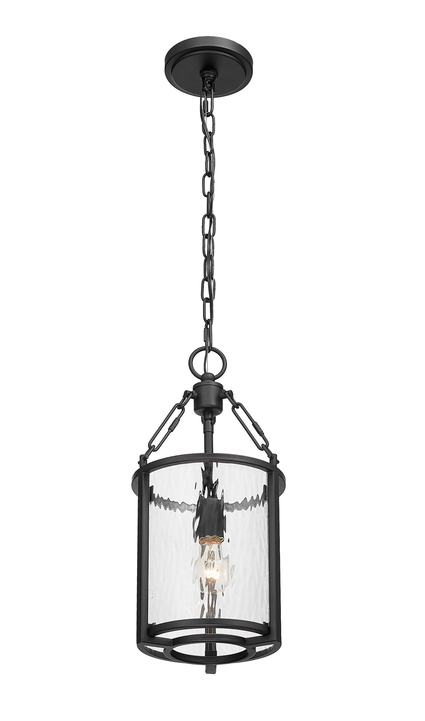 346P8-MB - Barrington 1 Light 8" Pendant - Matte Black