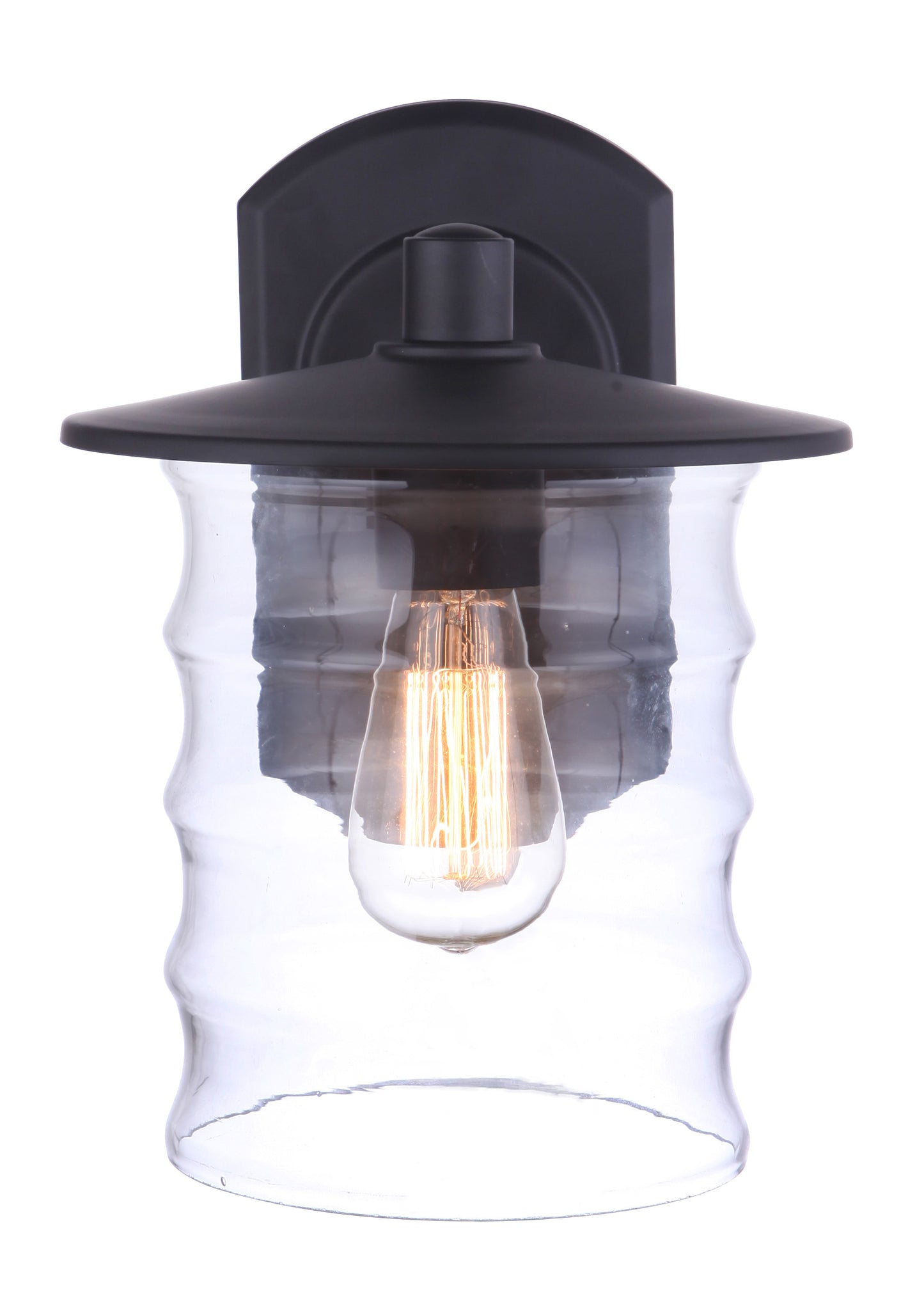 ZA3624-MN - Canon 1 Light 12.13" High Outdoor Wall Lantern - Midnight