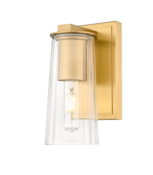 826-1S-MGLD - Titus 1 Light Wall 10" Sconce - Modern Gold