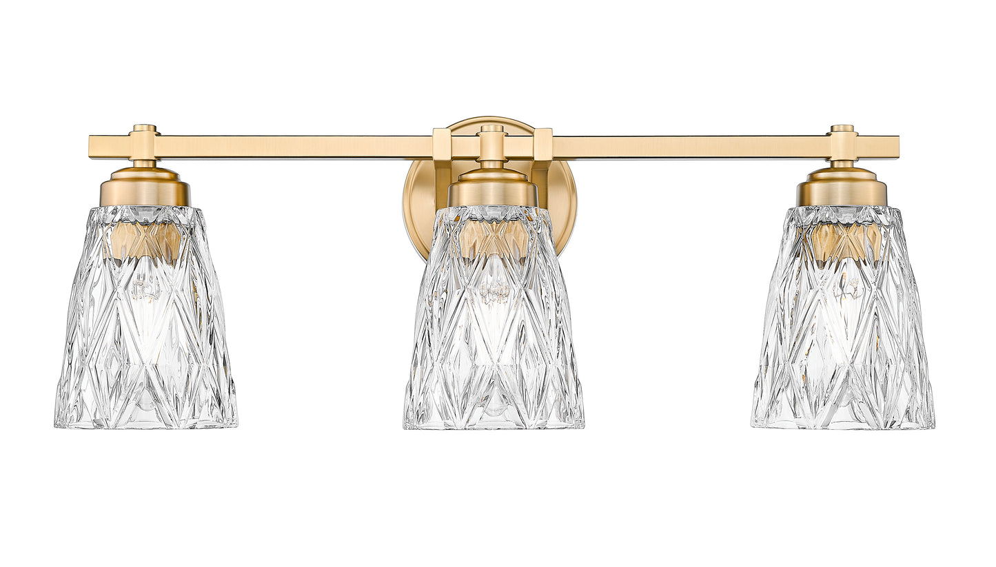 1960-3V-MGLD - Andree 3 Light 24" Vanity - Modern Gold