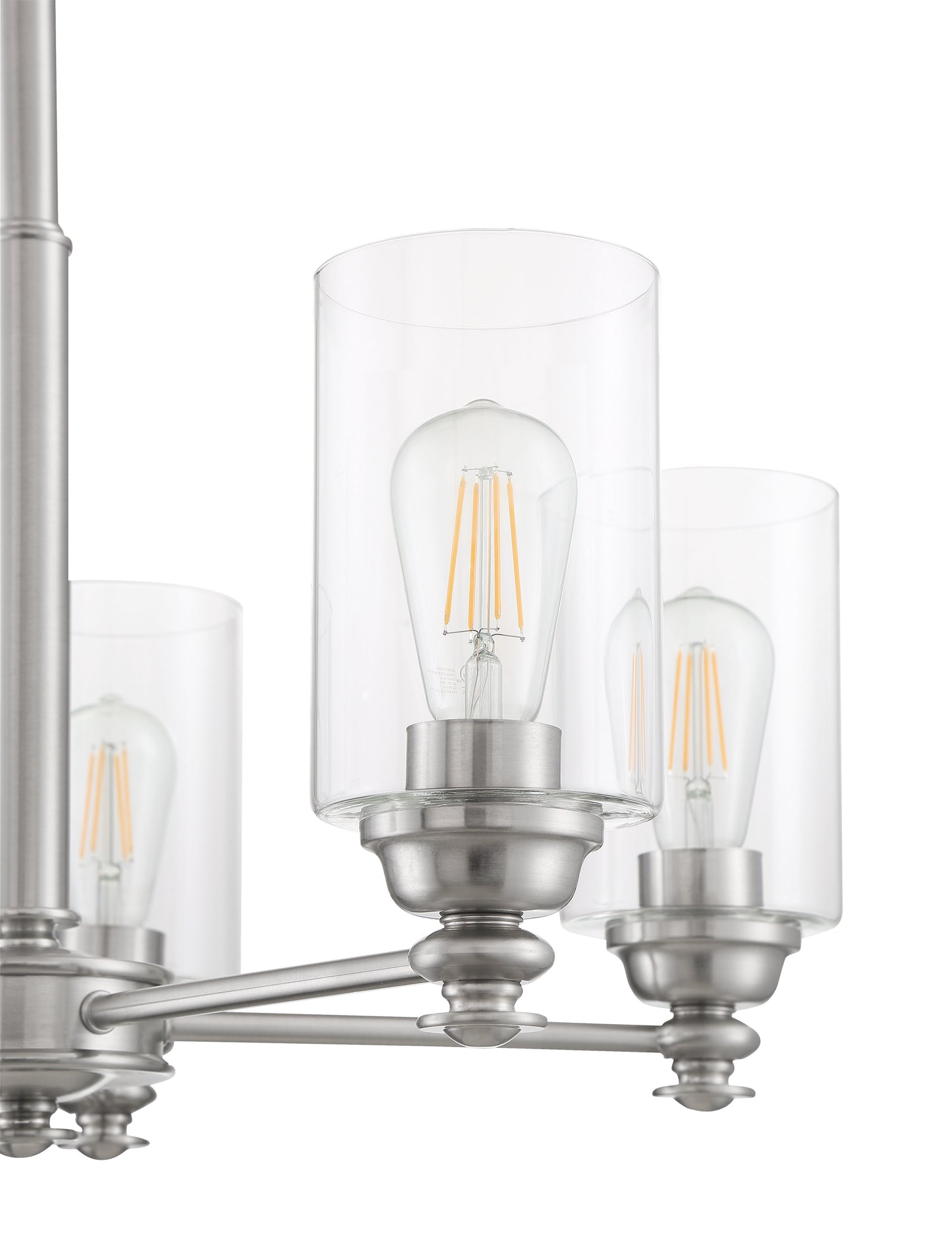 49825-BNK-C - Dardyn 5 Light 25" Wide Chandelier - Brushed Nickel