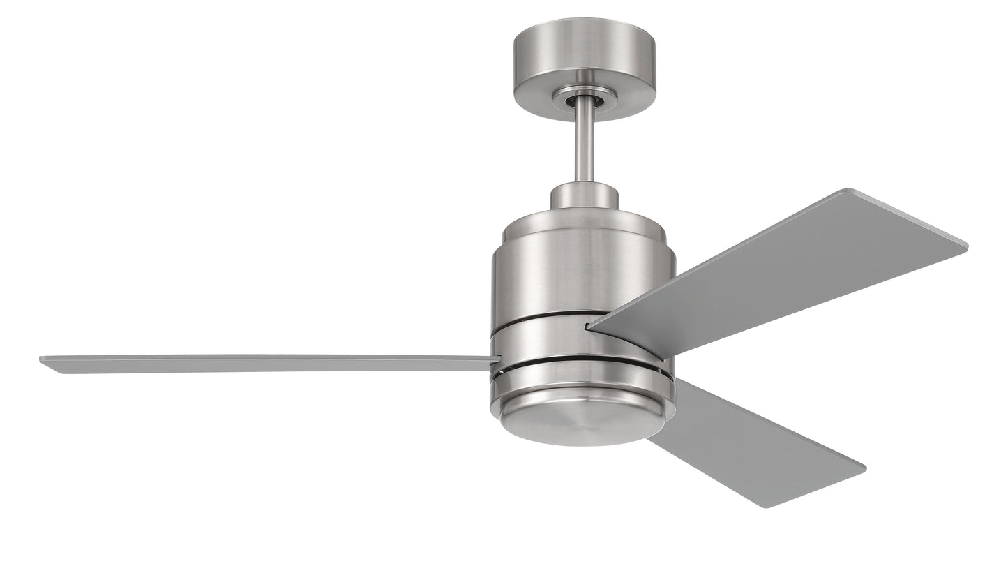 MCY42BNK3 - McCoy 42 3 Blade 42" 3 Blade Ceiling Fan with Light Kit - Brushed Nickel