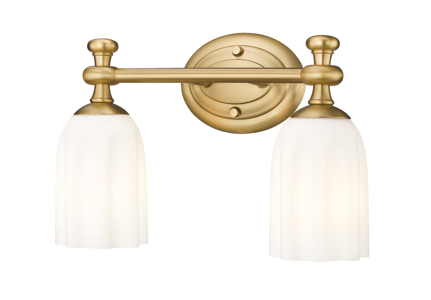 1102-2V-MGLD - Orion 2 Light 14" Vanity - Modern Gold
