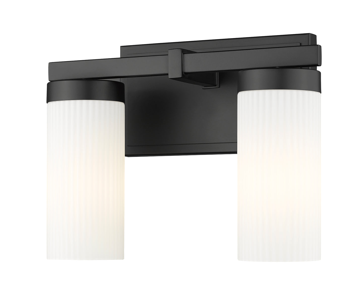 3044-2V-MB - Danica 2 Light 12" Vanity - Matte Black
