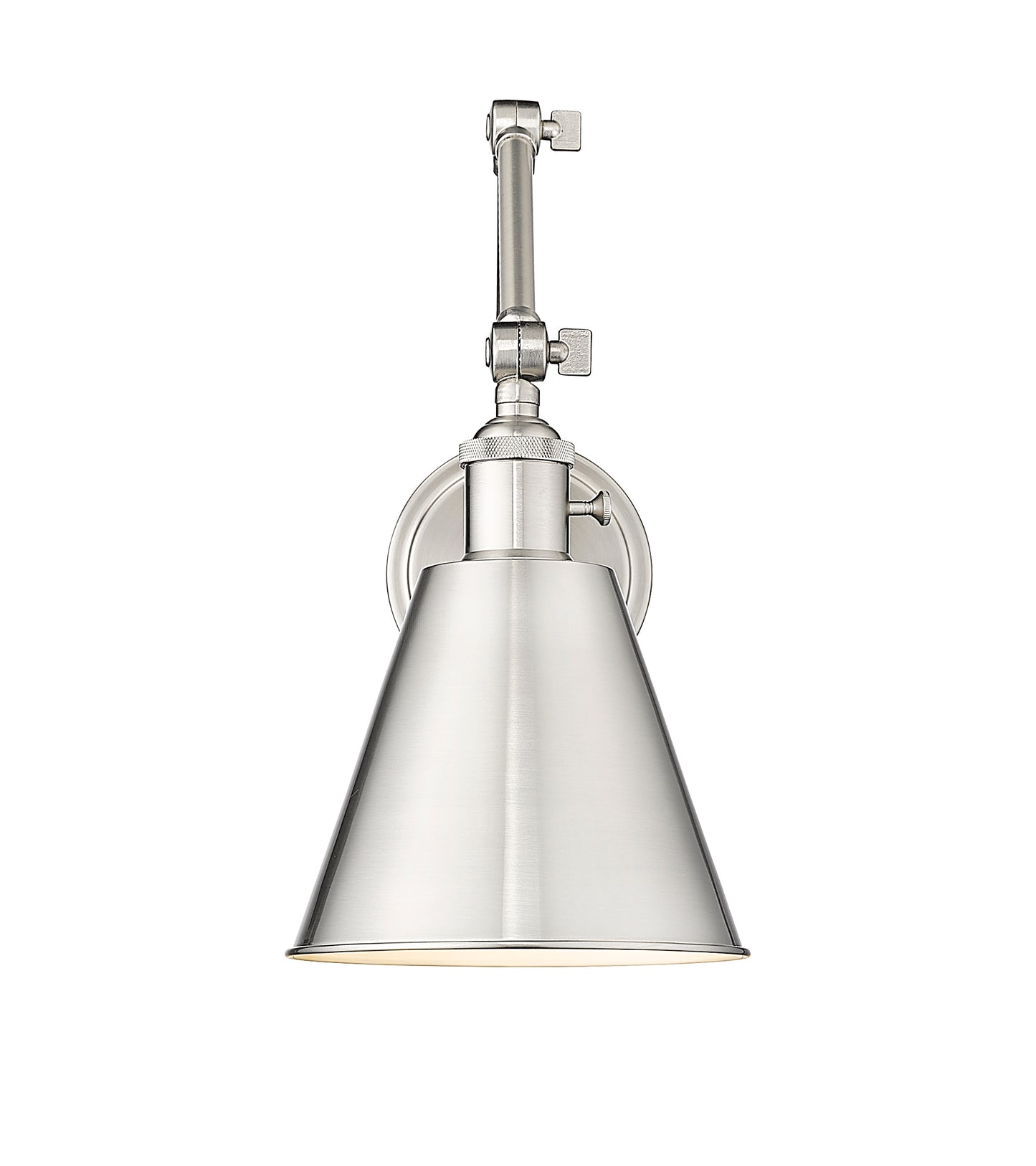 349S-BN - Gayson 1 Light Wall 8" Sconce - Brushed Nickel