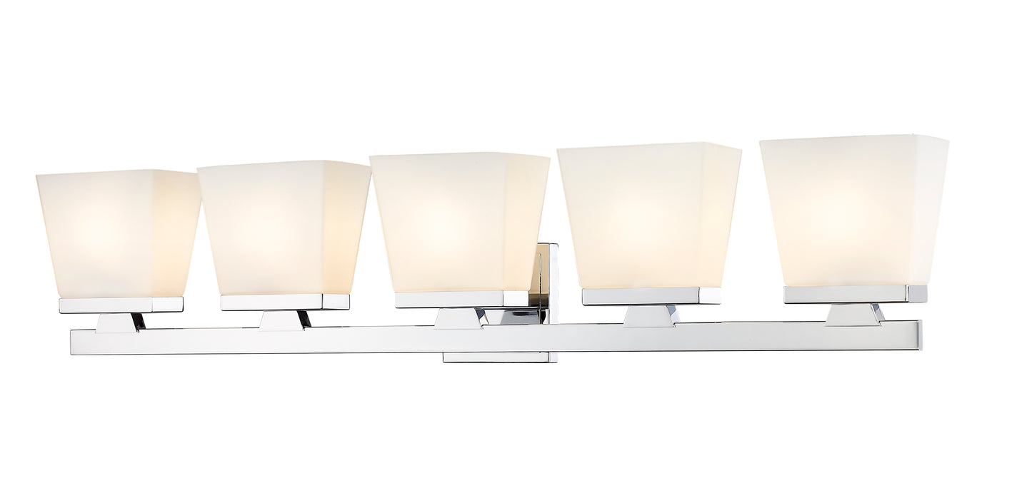 1937-5V-CH - Astor 5 Light 36" Vanity - Chrome