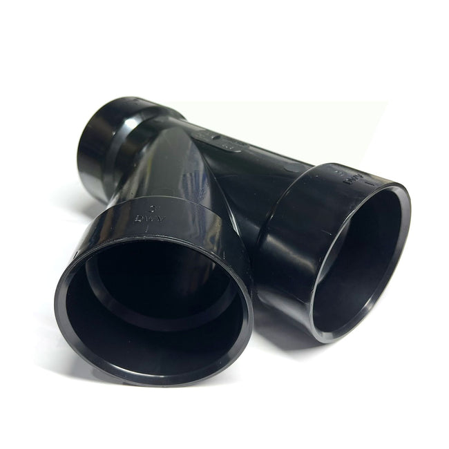 I090550 - 3" Hub ABS DWV 45 Degree Wye 5810