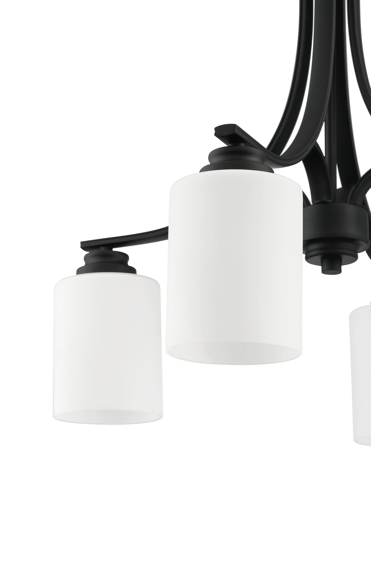50524-FB-WG - Bolden 4 Light 23" Wide Chandelier - Flat Black