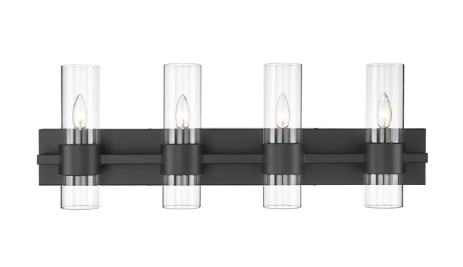343-4V-MB - Lawson 4 Light 32" Vanity - Matte Black