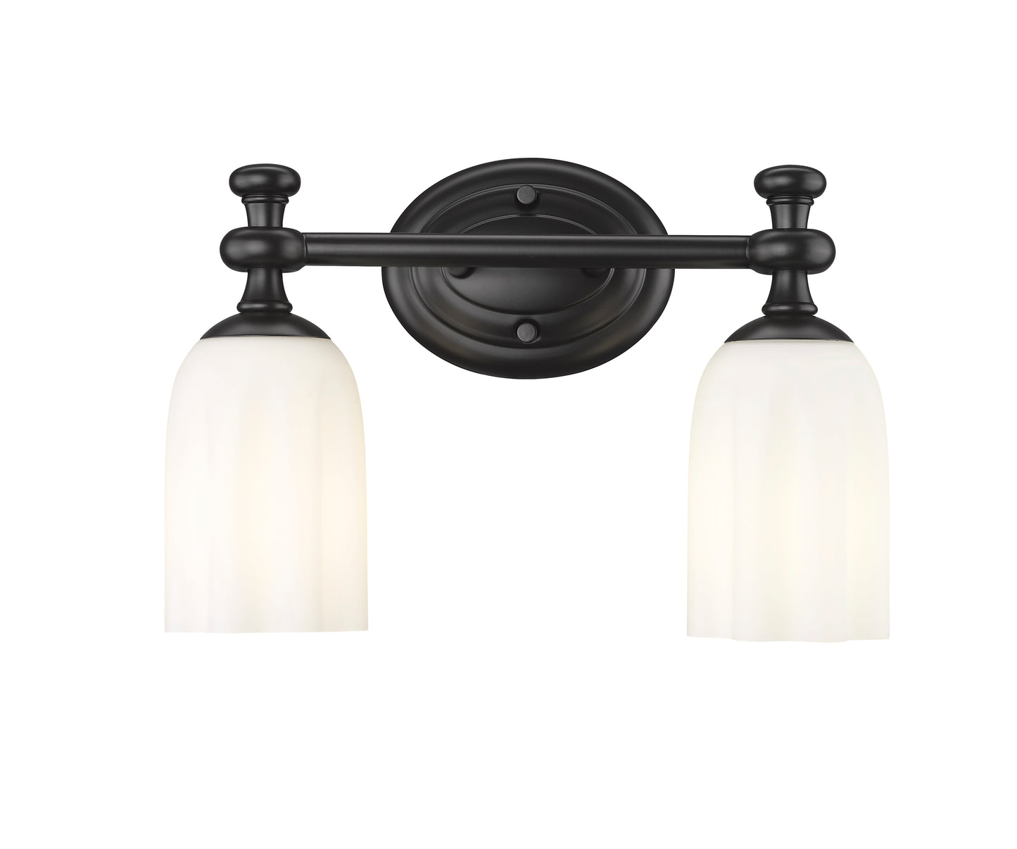 1102-2V-MB - Orion 2 Light 14" Vanity - Matte Black