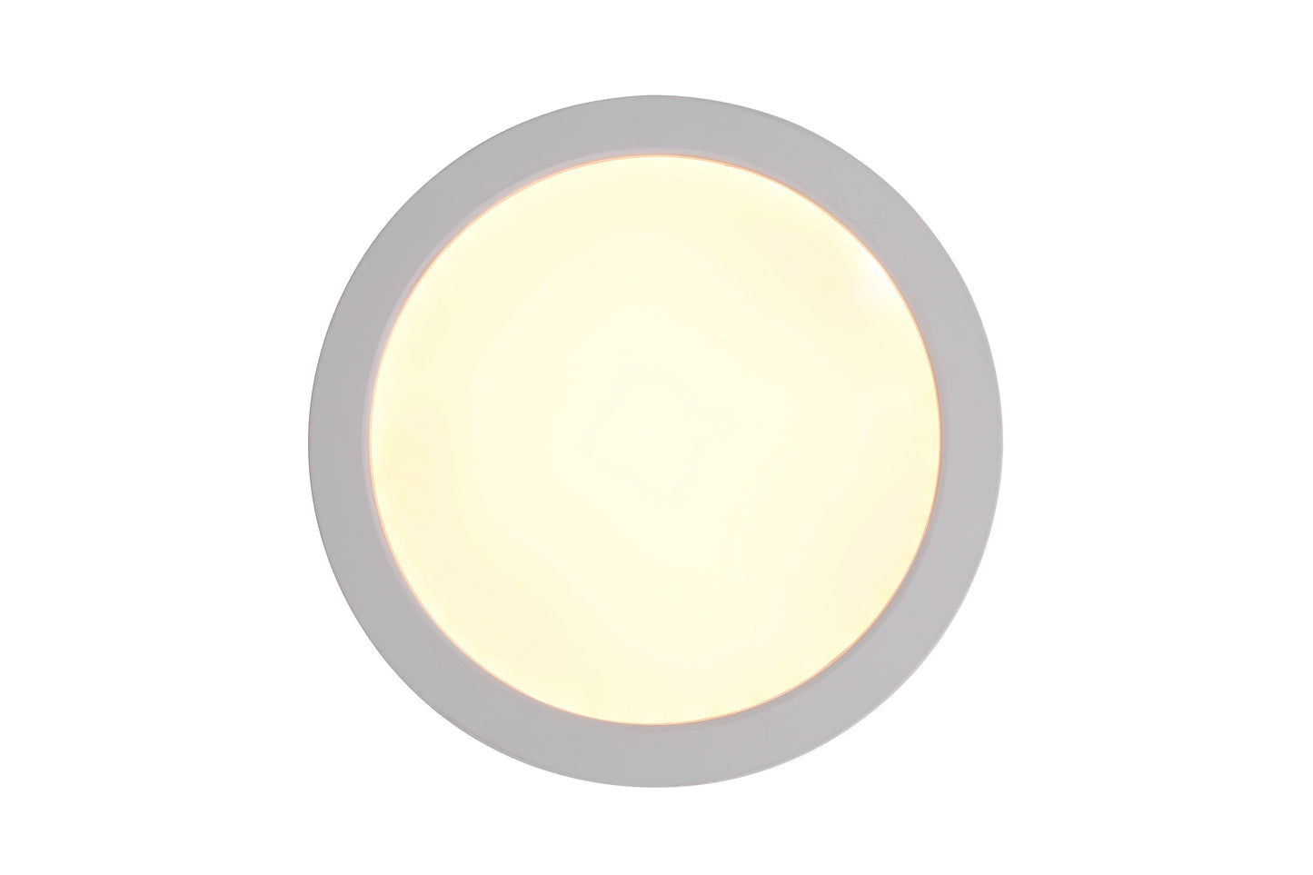 X9407-W-LED-5CCT - Slim Line II 1 Light 7" Wide Flush Mount - White