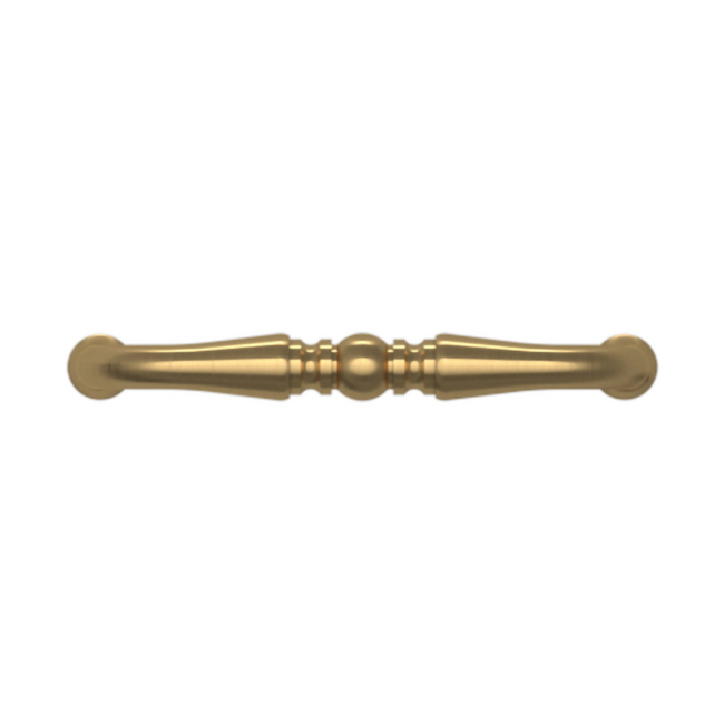 4964044 - 4" Centers - Colonial Pull - Satin Brass