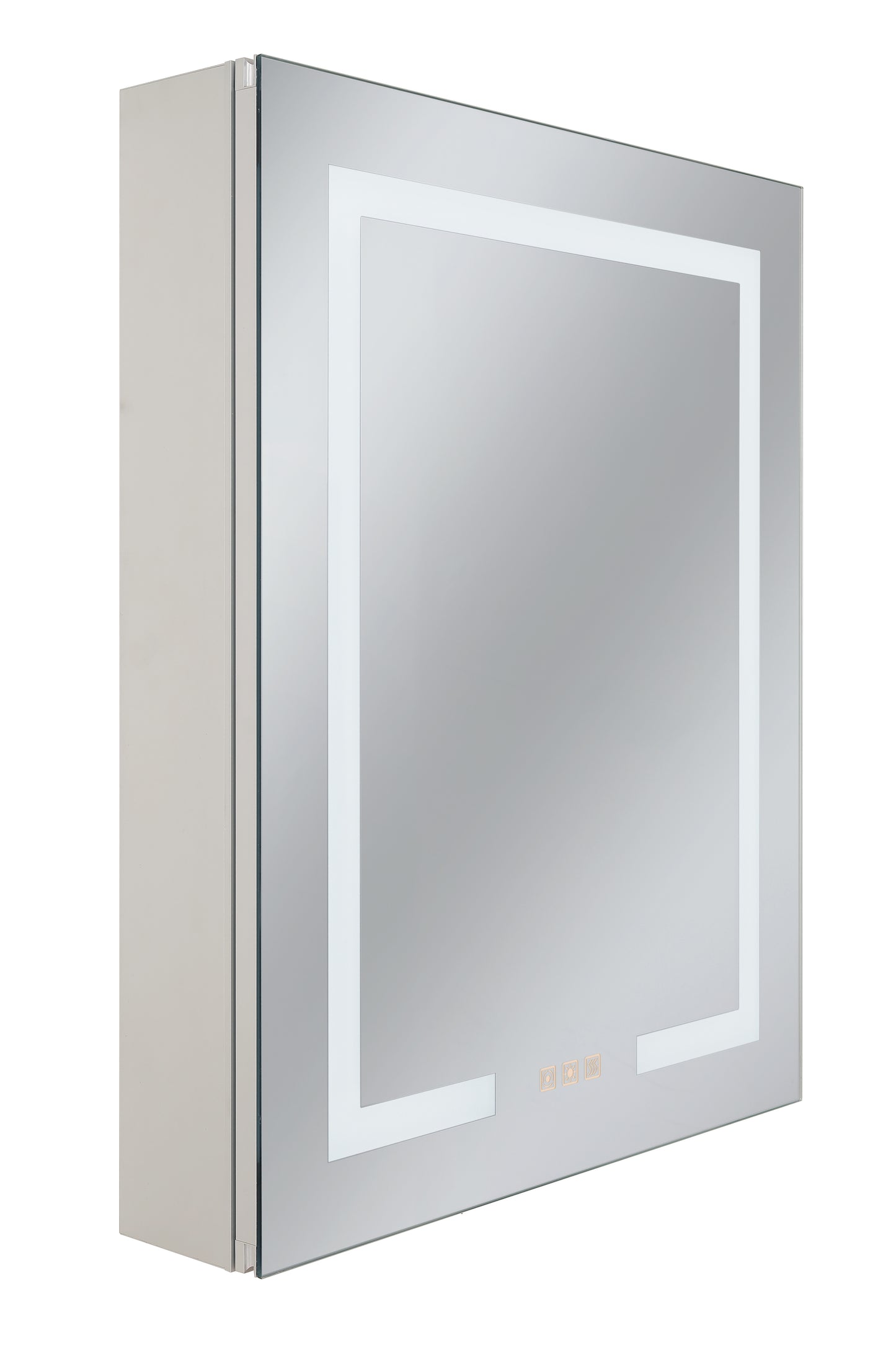 MIR2413M-W3C - 1 Light 24" Wide LED Cabinet Mirror - White