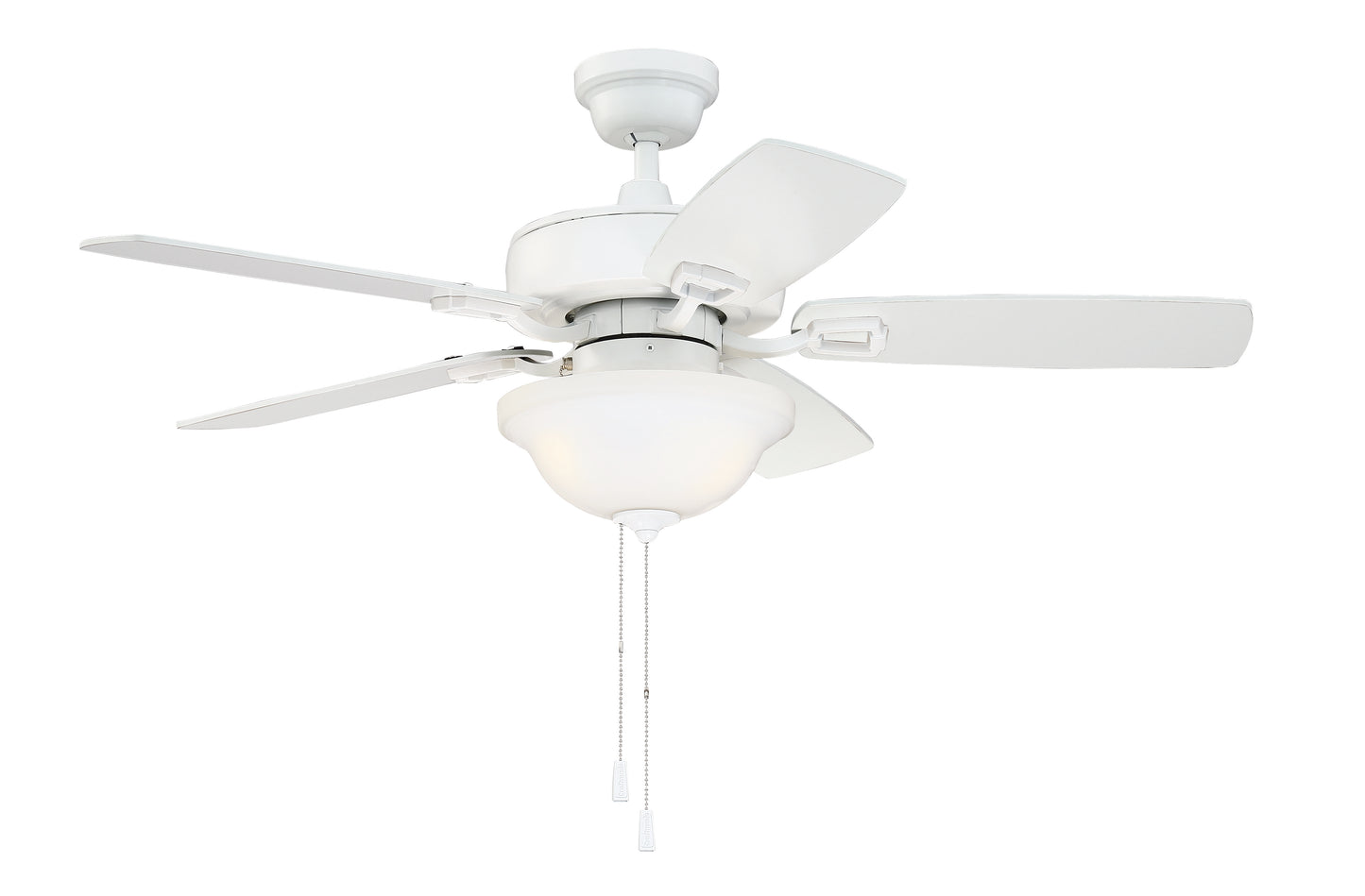 TCE42W5C1-C - Twist N Click 42" 5 Blade Ceiling Fan with Light Kit - White