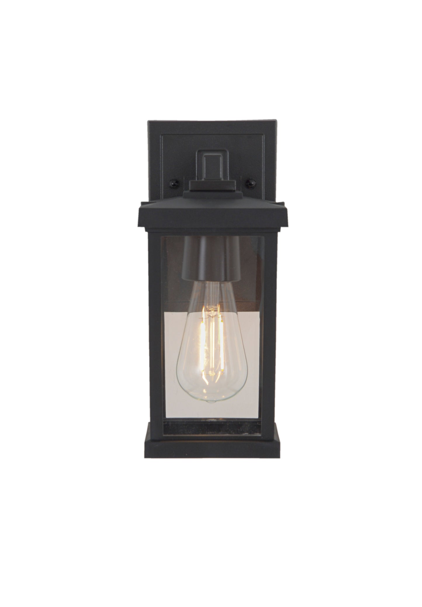 ZA2404-TB-C - Resilience Lanterns 1 Light 11.38" High Outdoor Wall Lantern - Textured Black