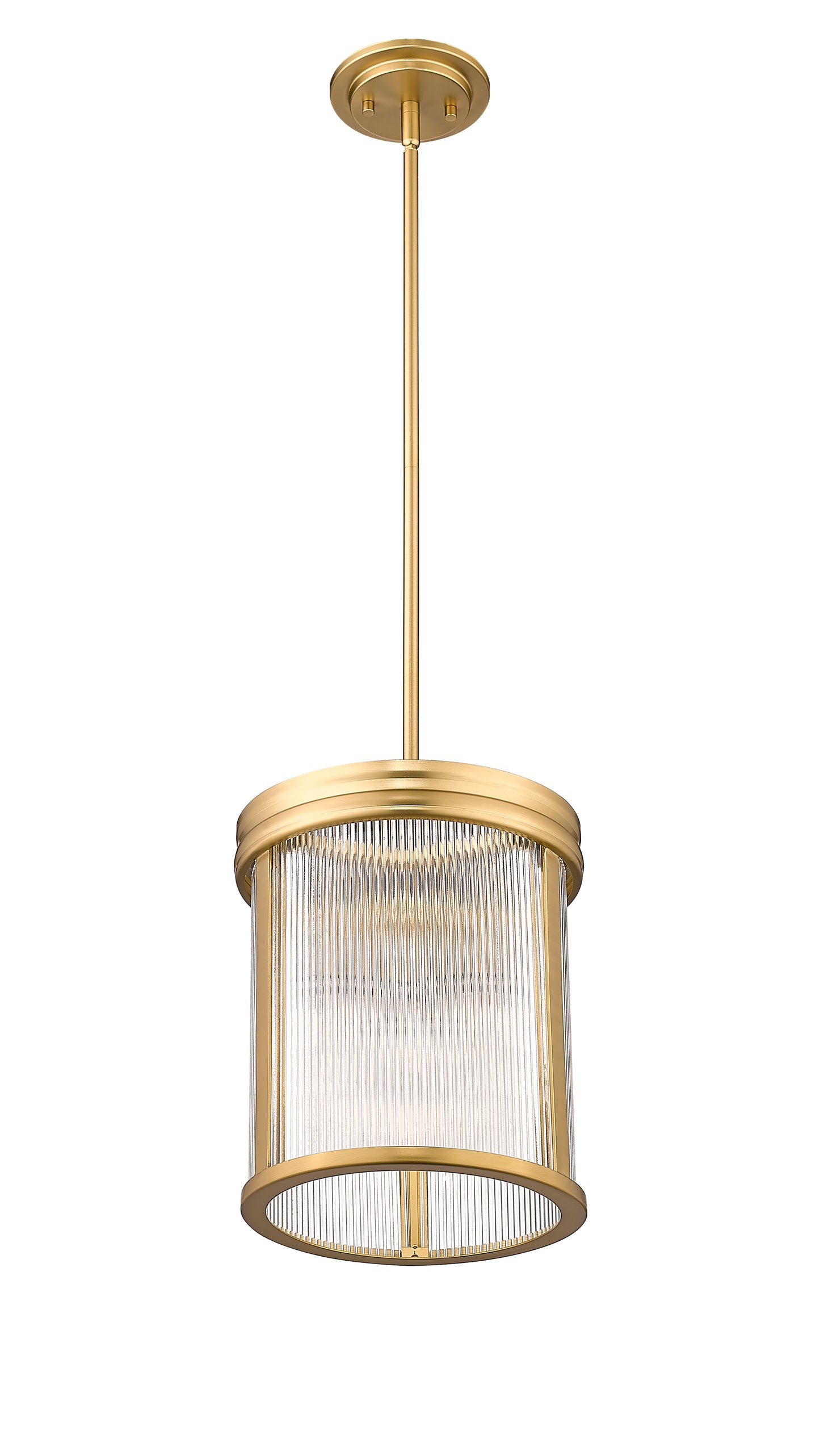 7504P10-MGLD - Carnaby 3 Light 10" Pendant - Modern Gold