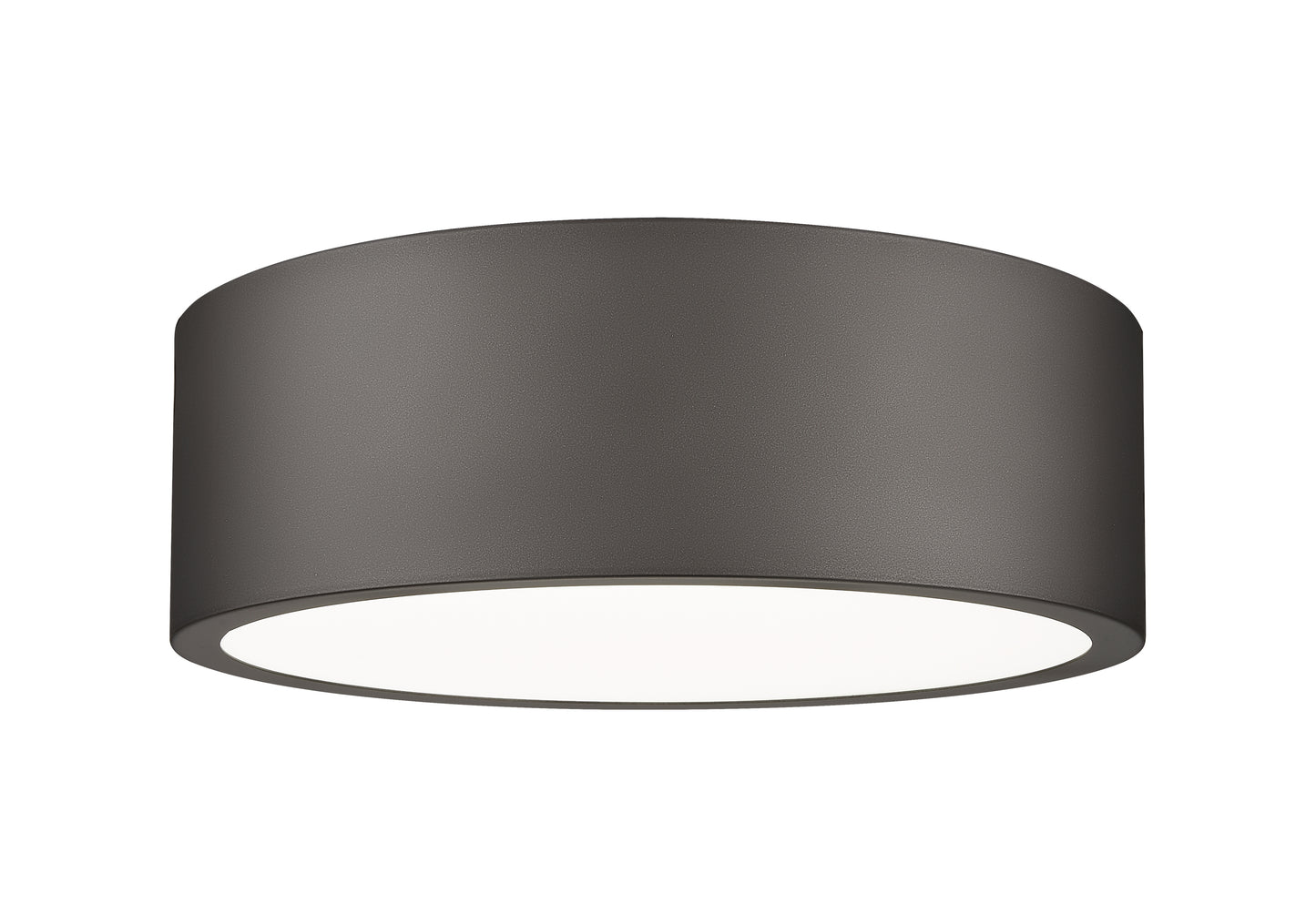 1017F12-BRZ-LED - Coronado 1 Light Flush 12" Mount - Bronze