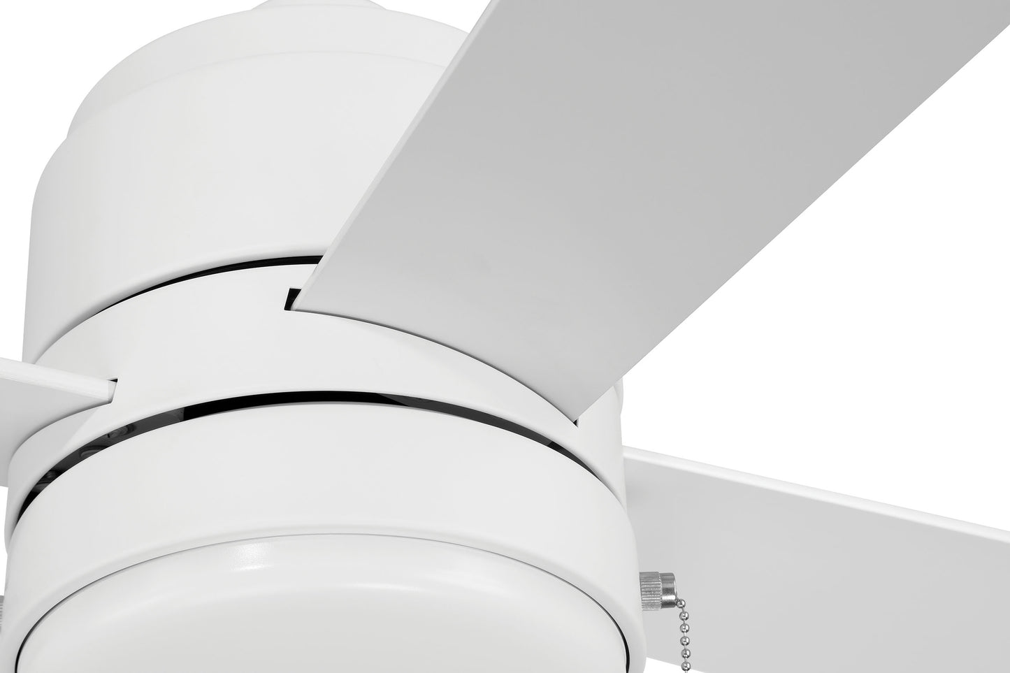MCY52W4-PC - McCoy 52 4 Blade with Pull Chains 52" 4 Blade Ceiling Fan with Light Kit - White