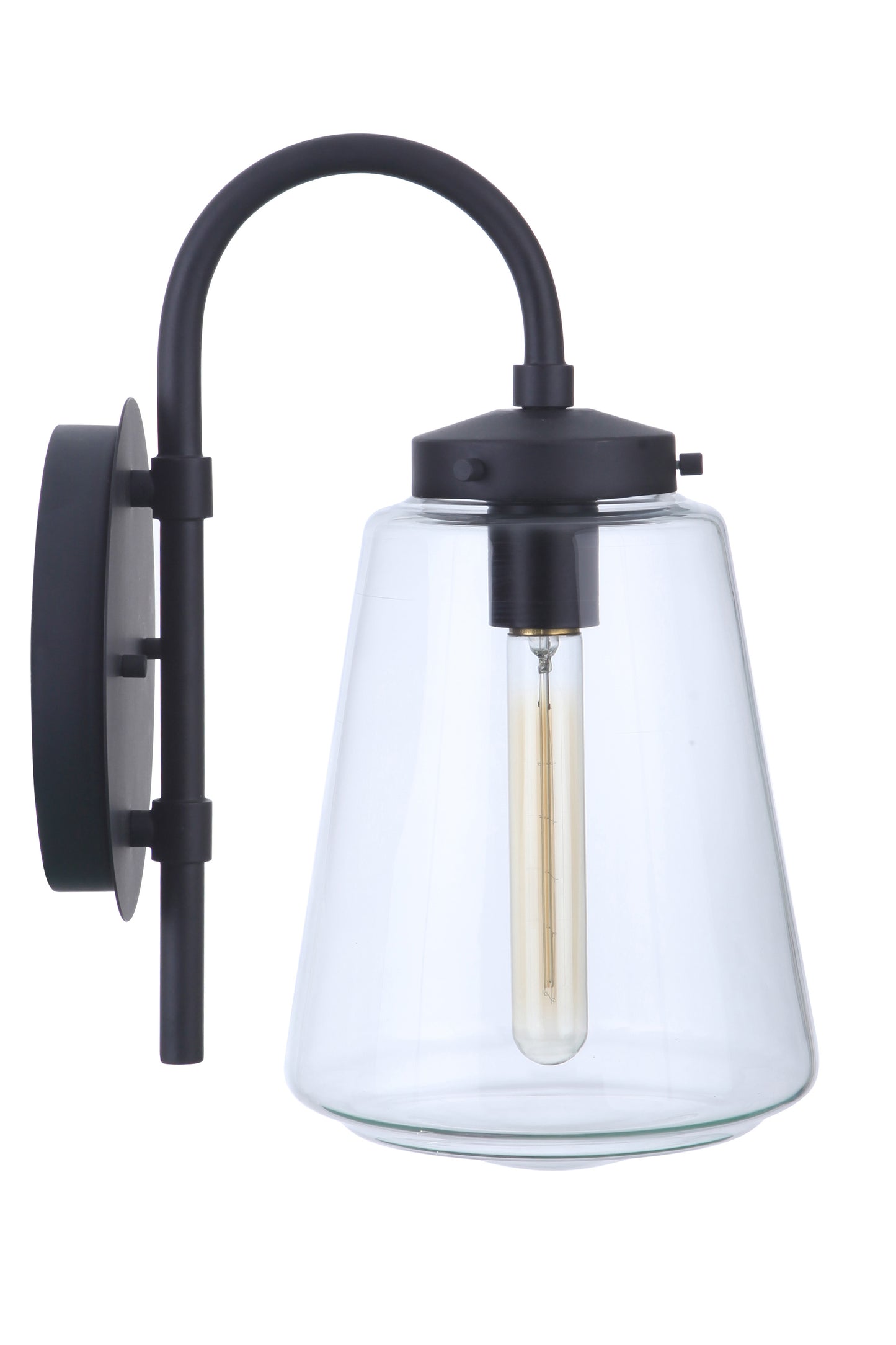ZA3814-MN - Laclede 1 Light 15" High Outdoor Wall Lantern - Midnight
