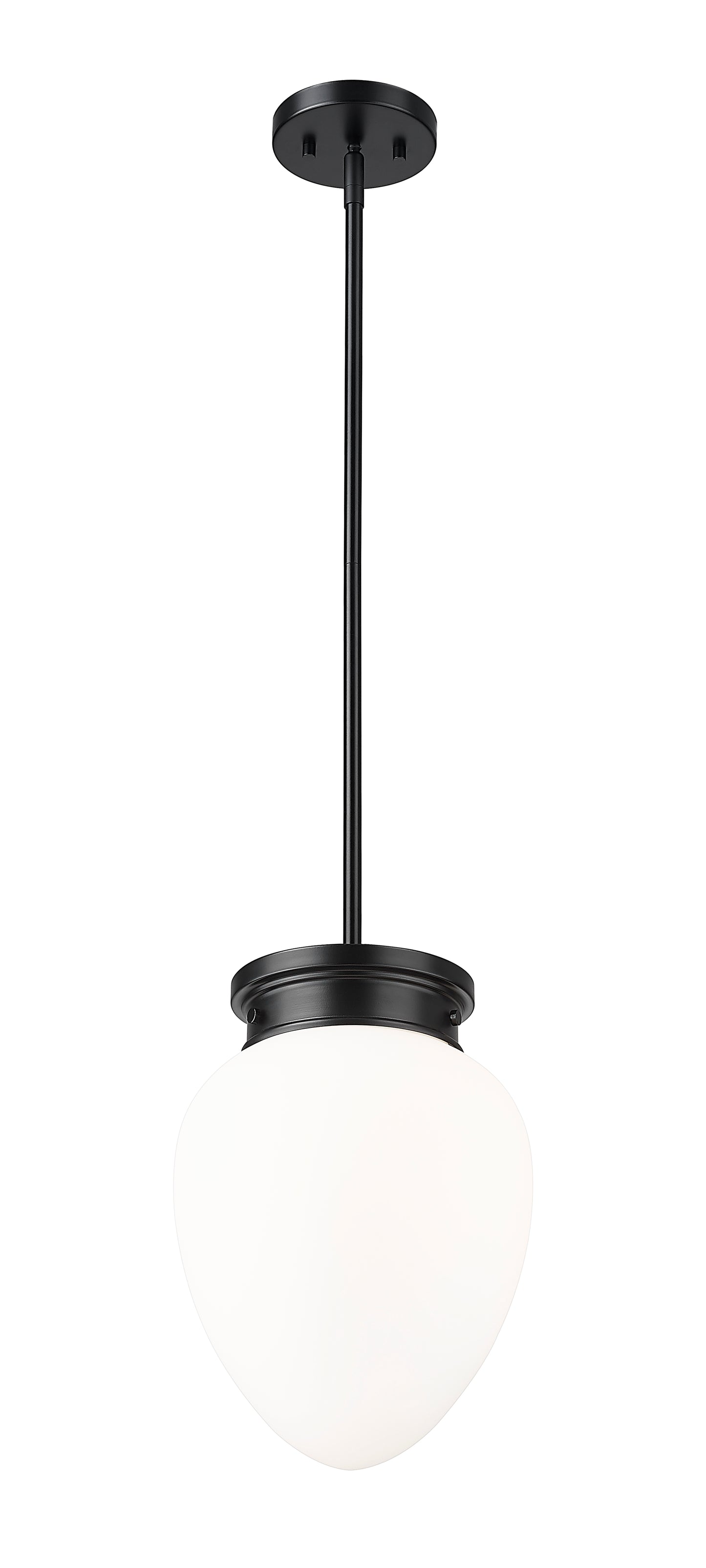 1945P9-MB - Gideon 1 Light 10" Pendant - Matte Black