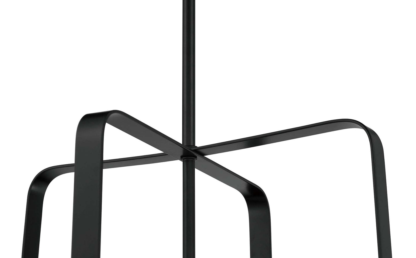 56034-FB - Stowe 4 Light 15" Wide Foyer Light - Flat Black