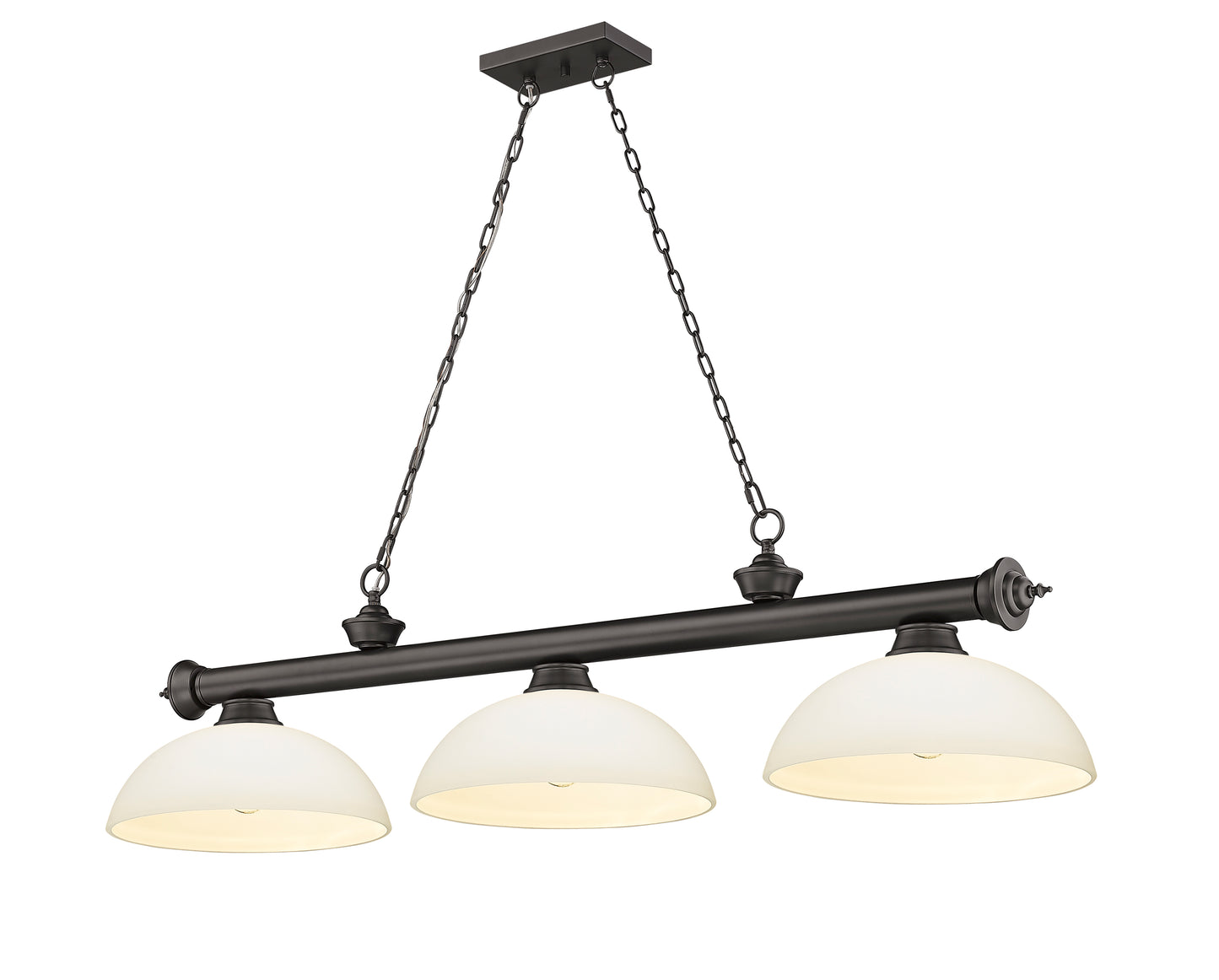 2306-3BRZ-DMO14 - Cordon 3 Light 57" Billiard - Bronze