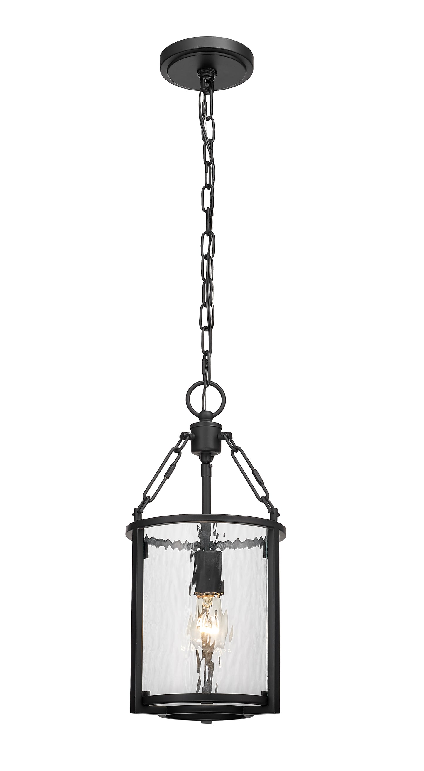 346P8-MB - Barrington 1 Light 8" Pendant - Matte Black